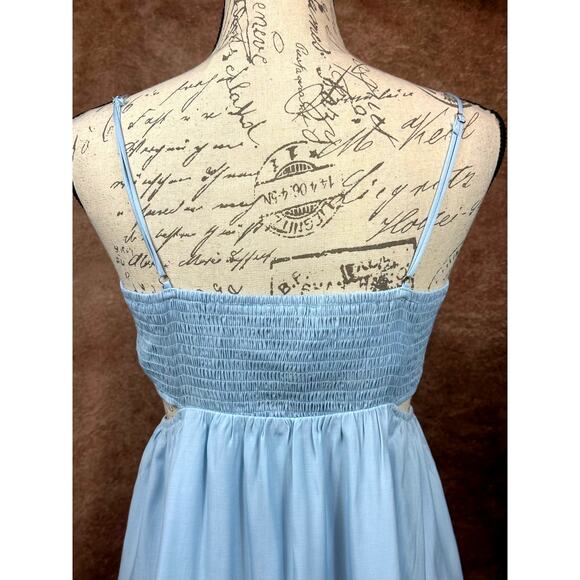 And Now This Women's Cut Out Tiered Maxi Dress - Periwinkle Blue - size XS - Picture 12 of 16